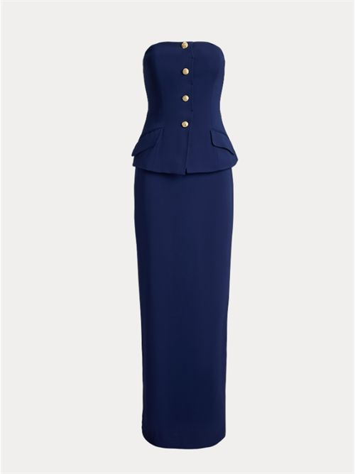 CADY STRETCH LONG DRESS LAUREN RALPH LAUREN | 253P13287001REFINED NAVY